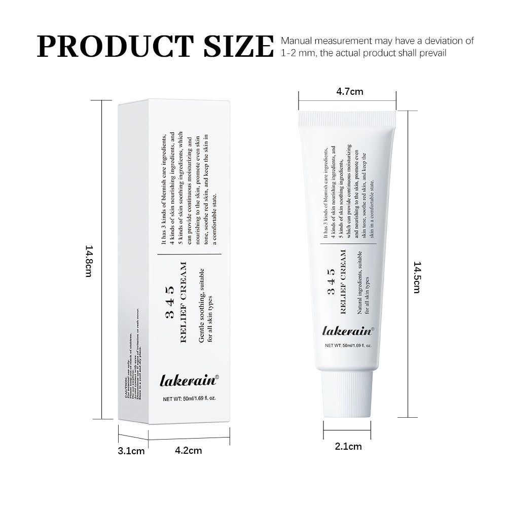 Crème 345 – Soin Apaisant & Réparateur pour Peaux Sensibles et Acnéiques